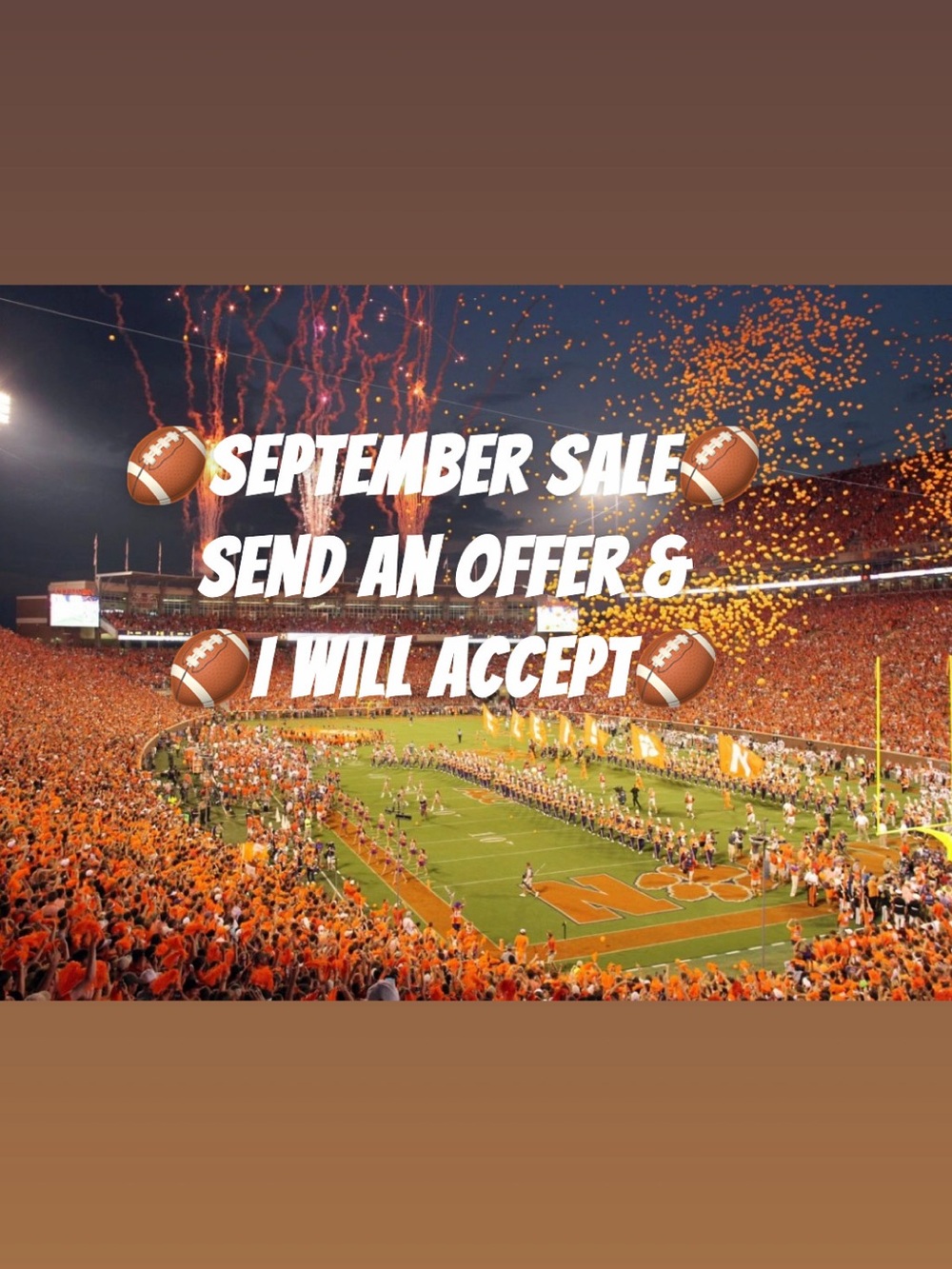 SEPTEMBER SALE 🏈🏈
